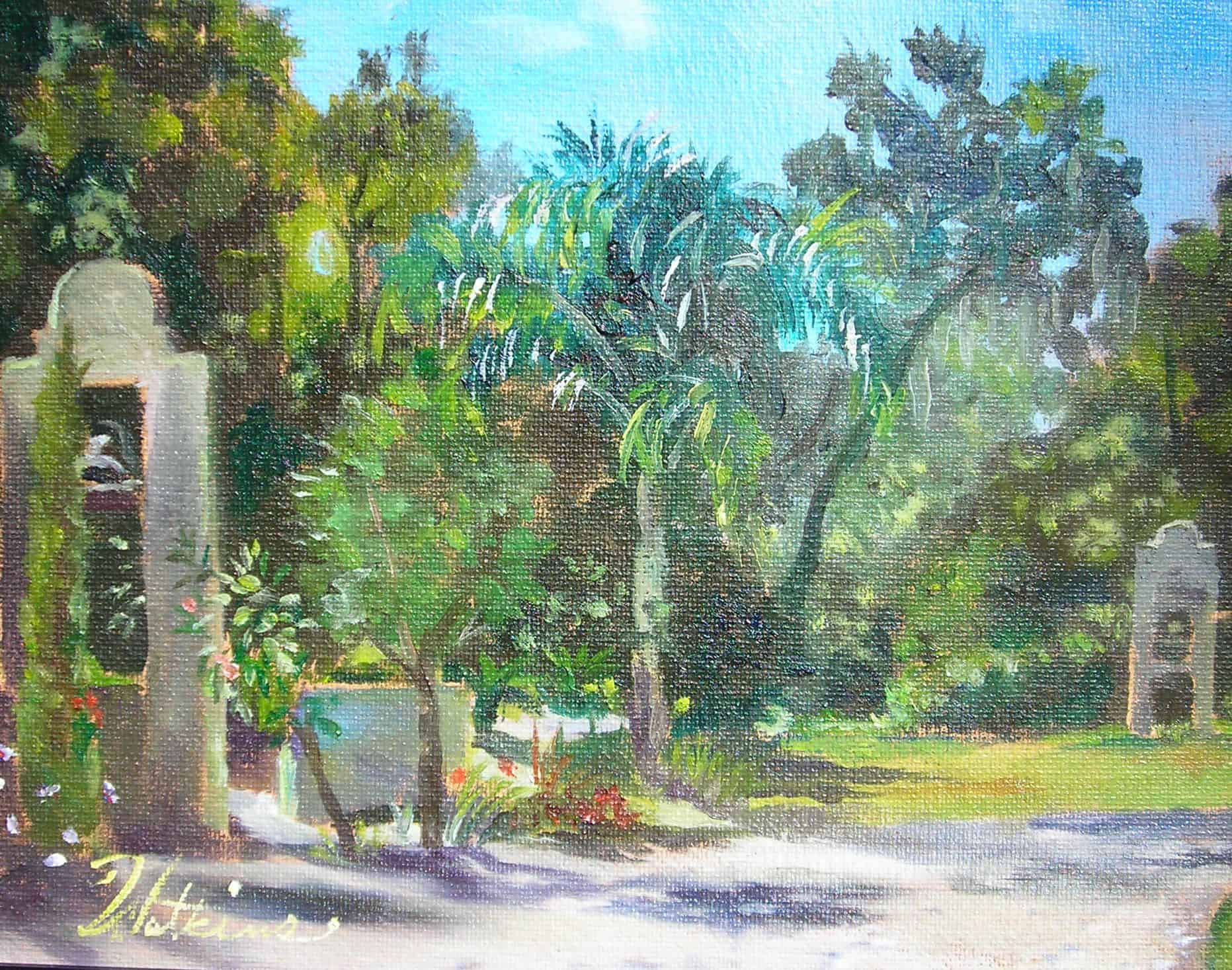 belltowers oil painting